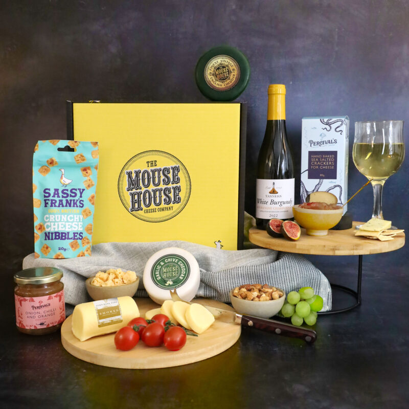 White Wine & Cheese Hamper